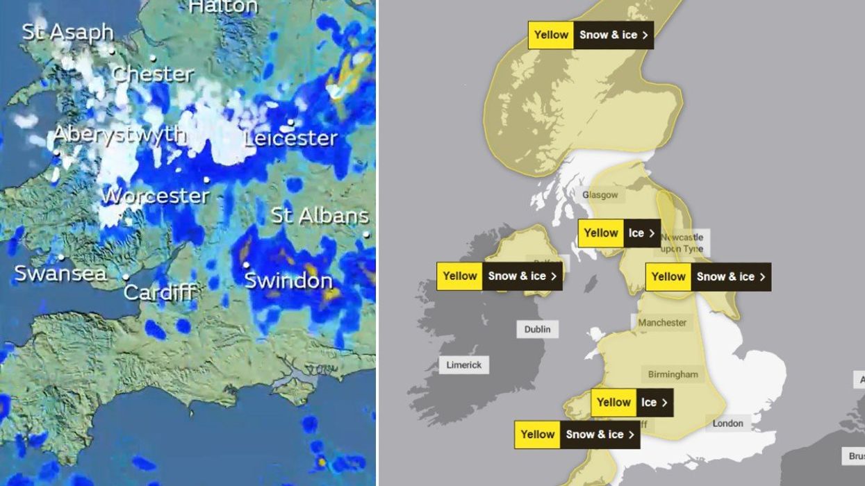 Yellow weather alerts have been issued across the country
