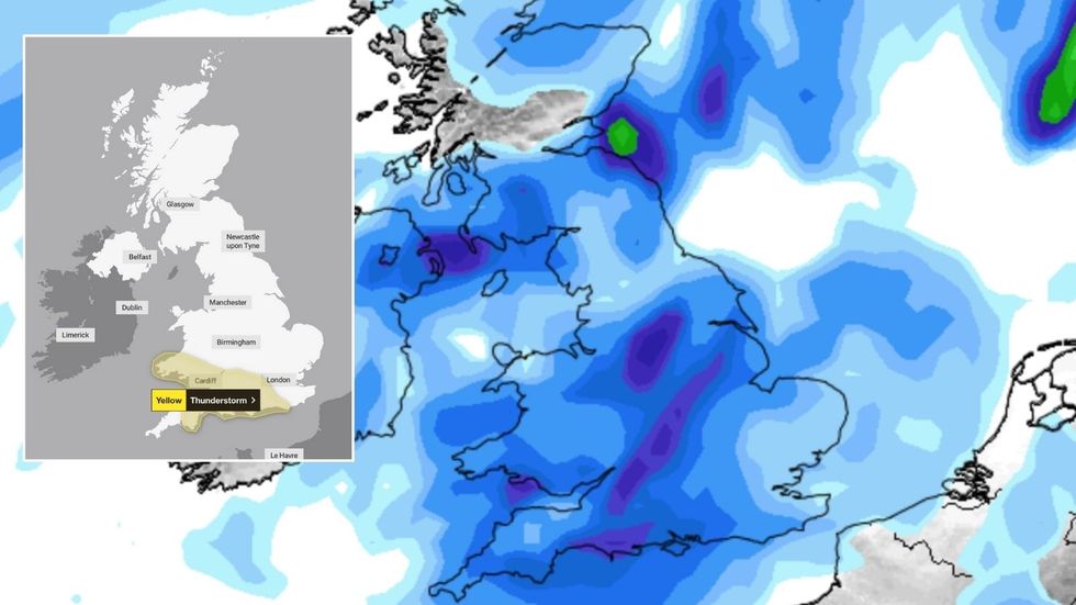 Yellow weather warning