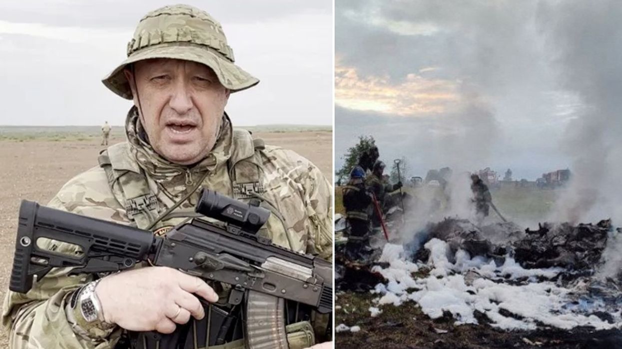 Yevgeny Prigozhin and downed Russian Jet
