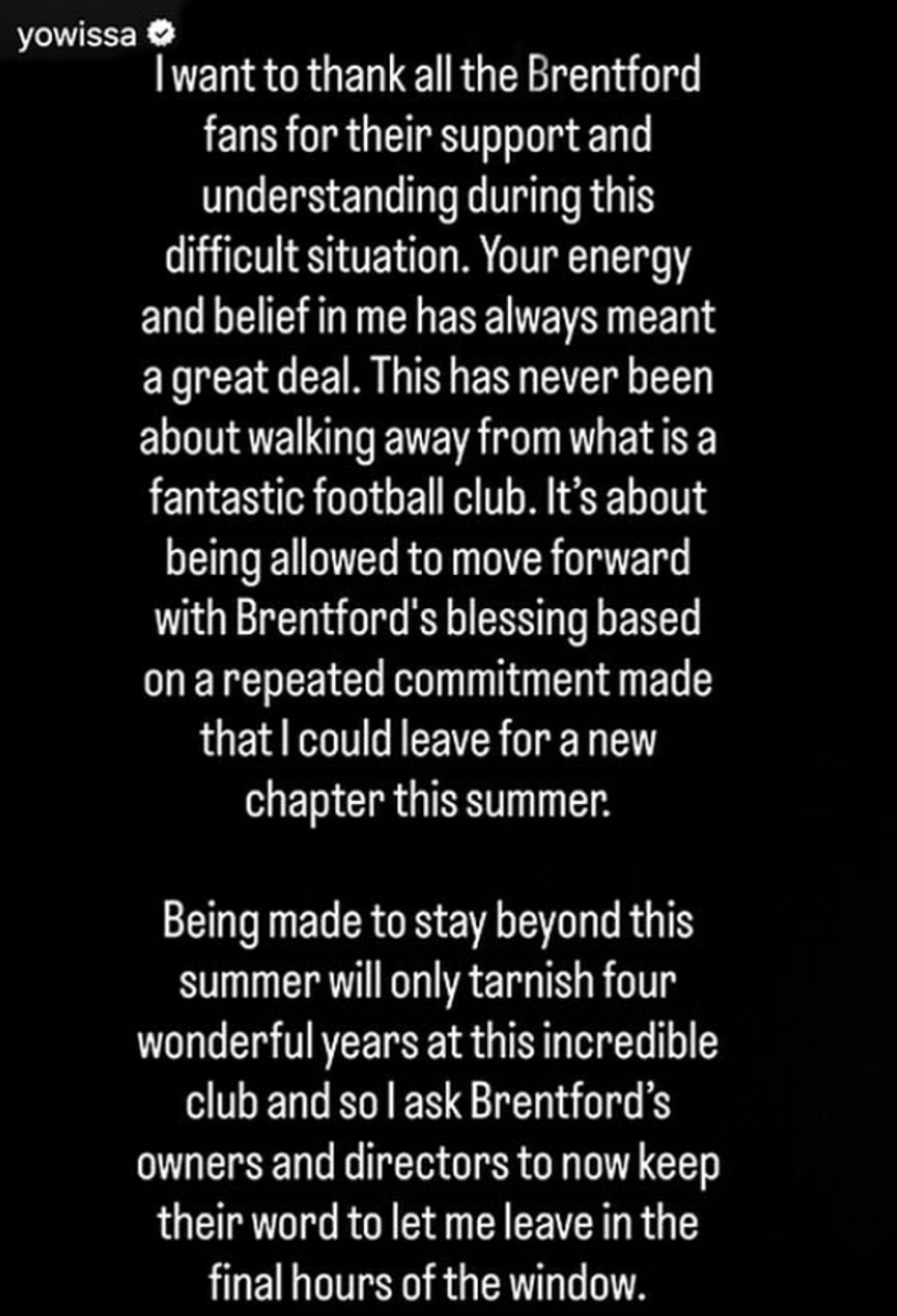 Yoane Wissa Instagram