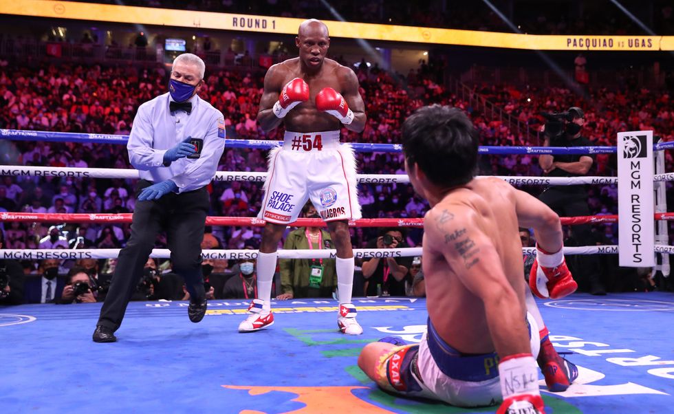Yordenis Ugas, Manny Pacquiao