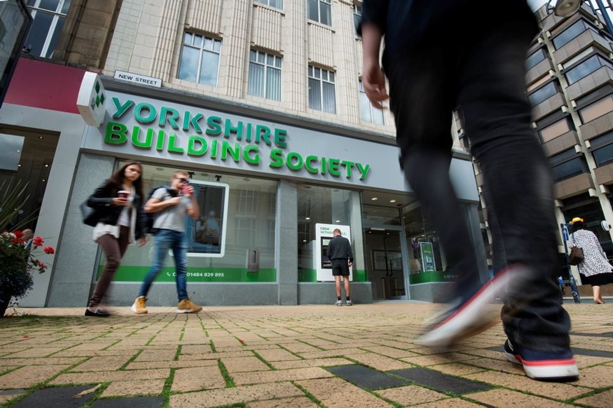Yorkshire Building Society branch in pictures