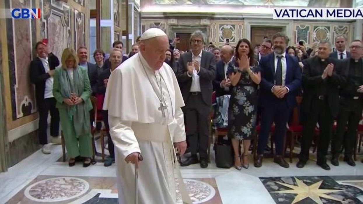 WATCH: Pope Francis says 'it's not blasphemy' to laugh at God