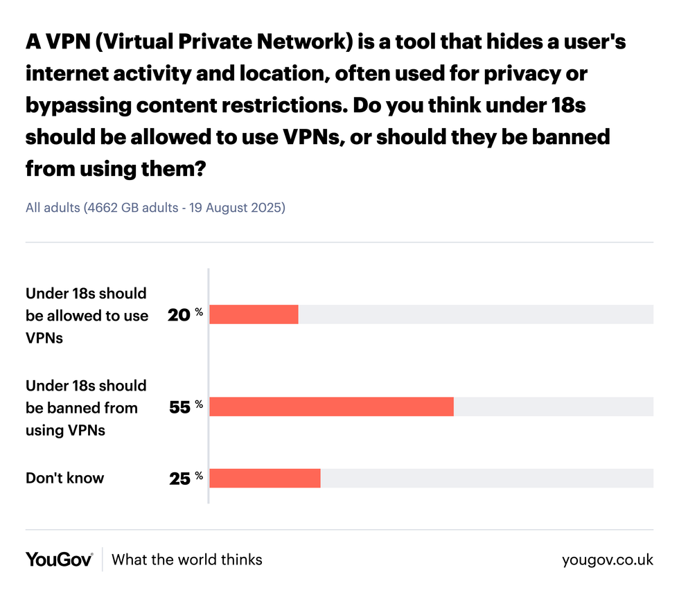 yougov survey result uk adults ban vpns