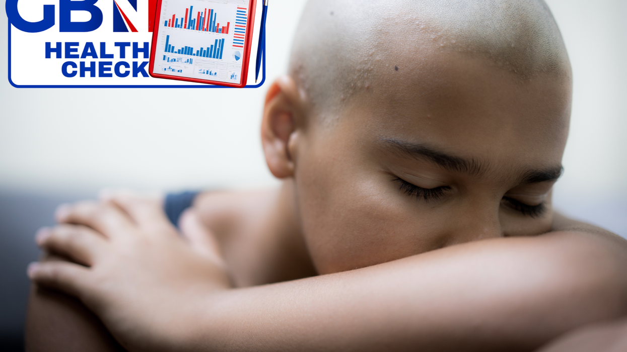 Young boy with cancer