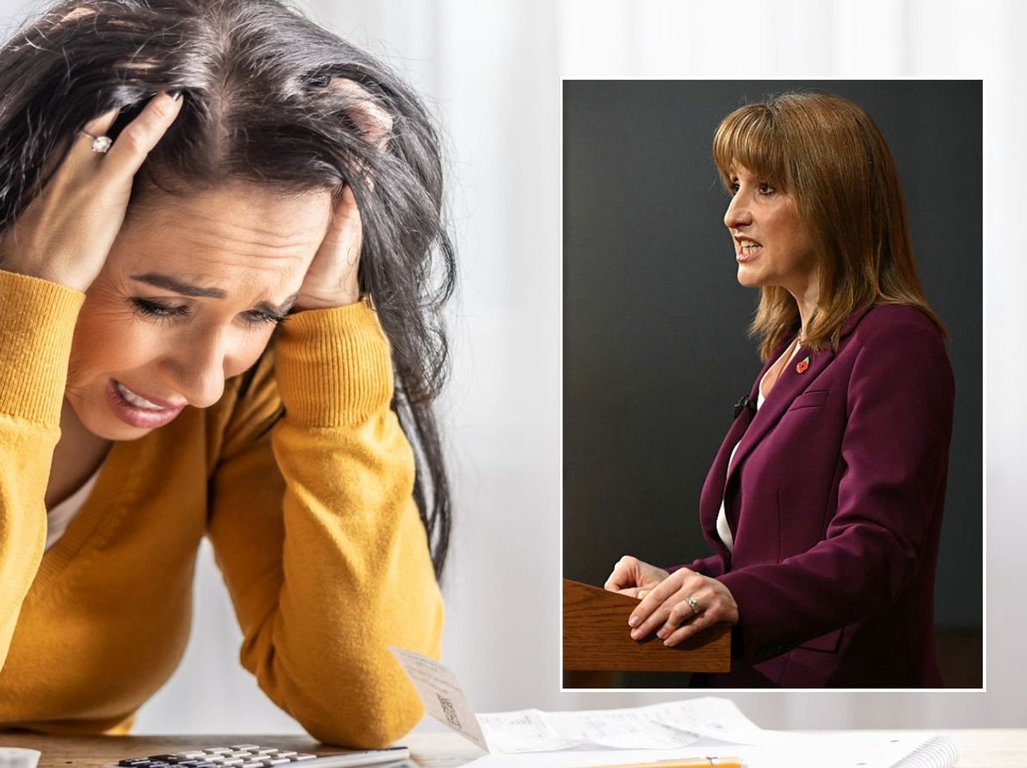 Young worker and Rachel Reeves