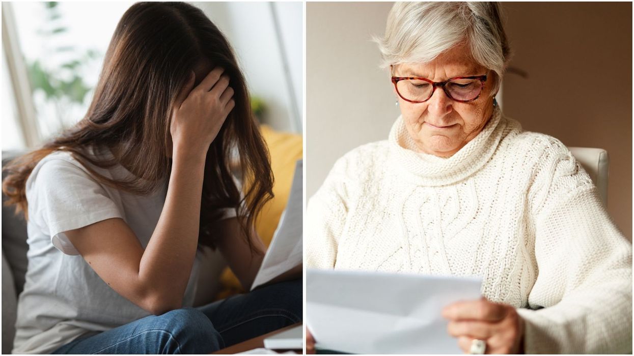 Younger woman and older woman