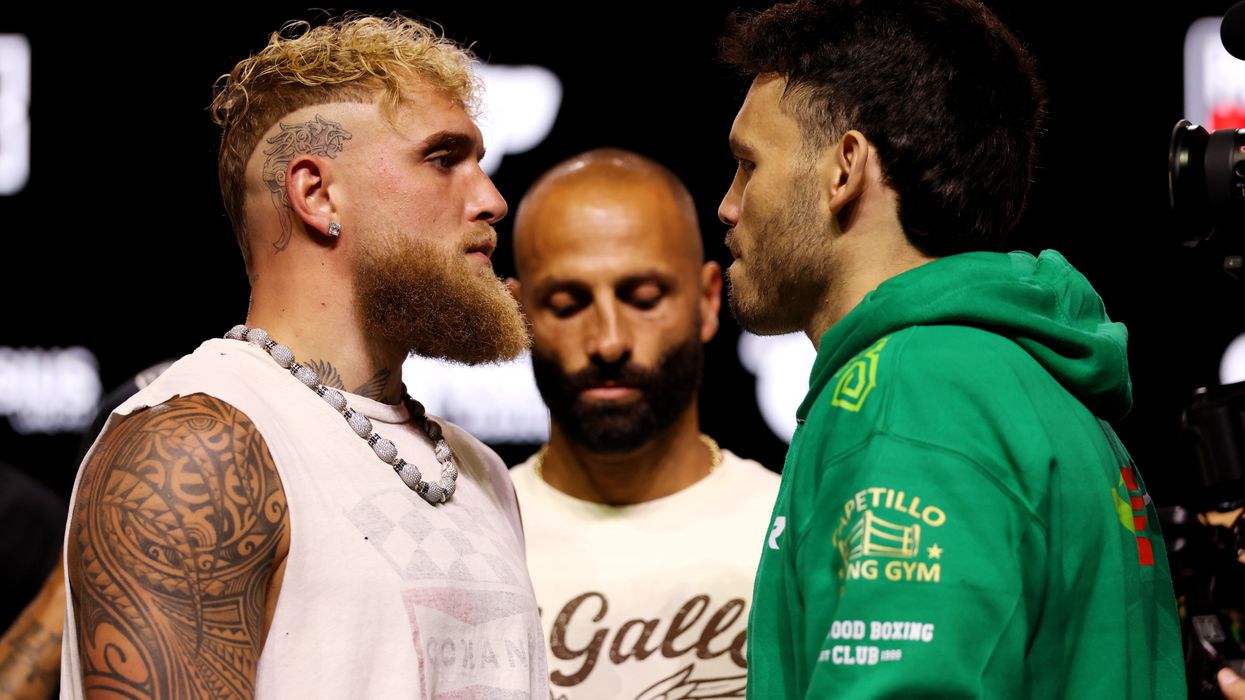 youtube star-turned-boxer jake paul faces off against cruiserwight Julio Cesar Chavez Jr. at the press conference
