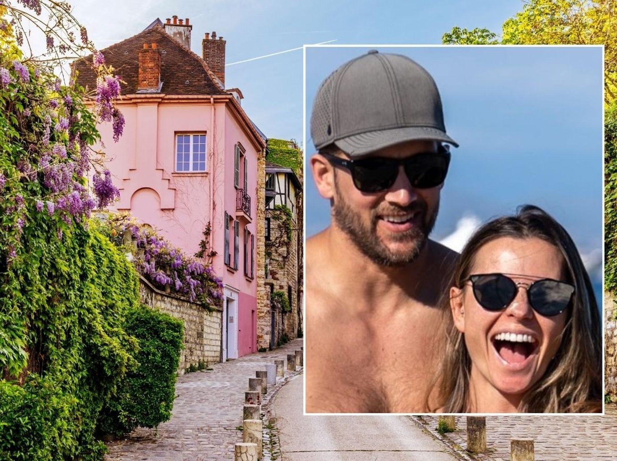 YouTubers and France stock image