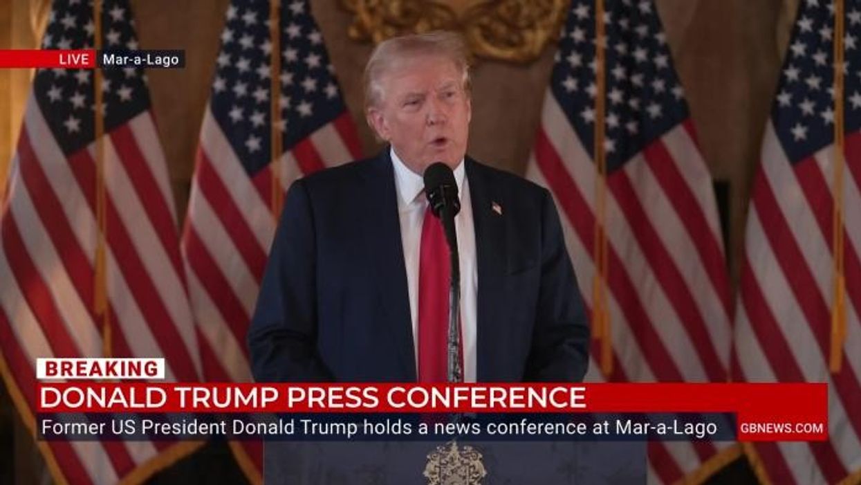 WATCH: Donald Trump attacks Kamala Harris's 'horrible' record and commits to debates