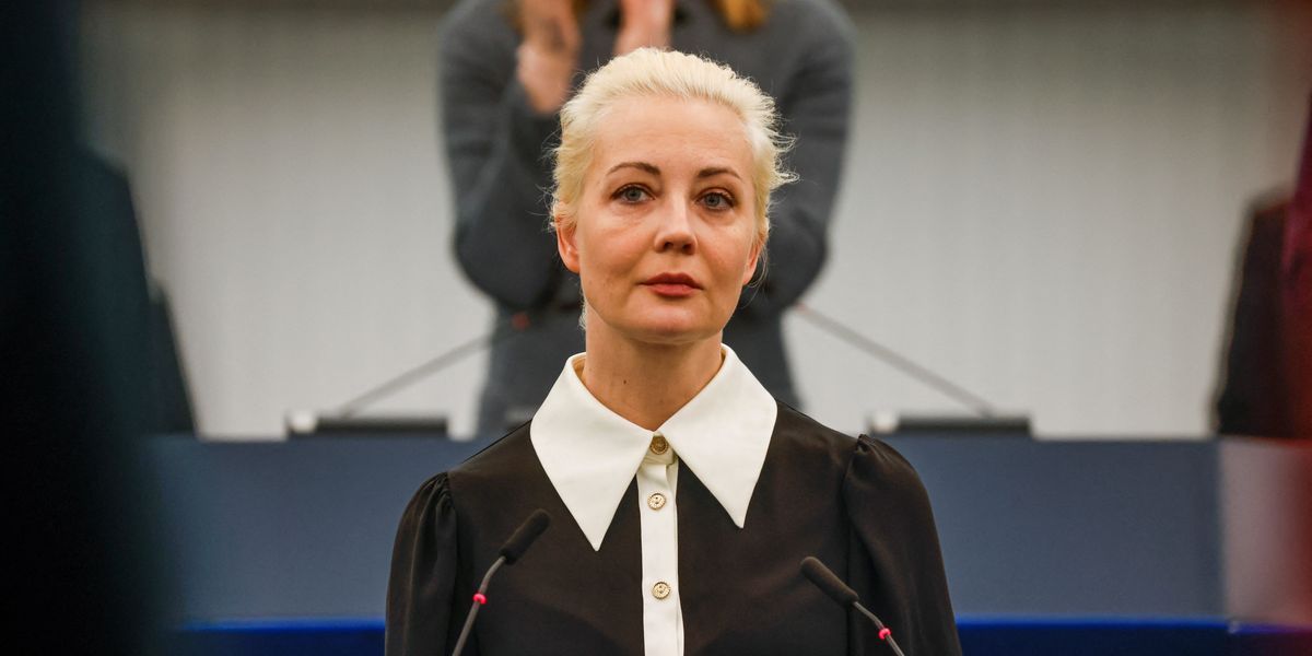 NextImg:'Putin killed my husband': Navalny's wife says Russian leader must pay as she addresses EU Parliament