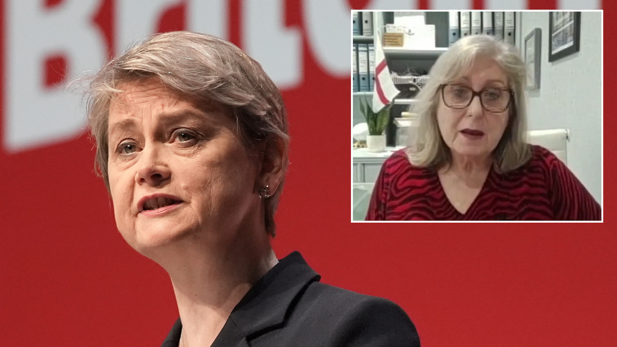 Yvette Cooper and Susan Hall
