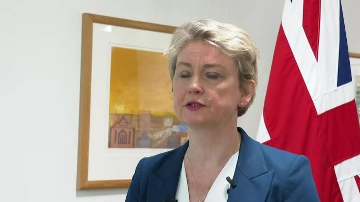 WATCH IN FULL: Yvette Cooper says 'the pilot has now started' after first migrants detained