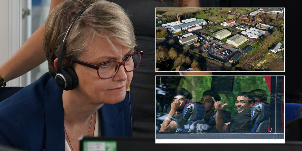 NextImg:Home Office investigate after racist message calling asylum seekers 'n-words' played at migrant centre