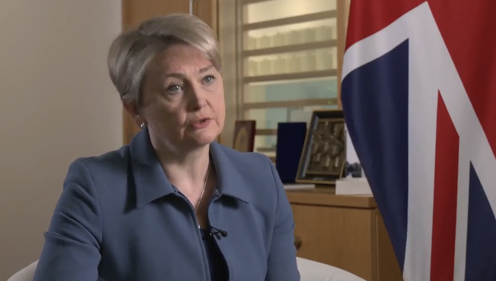Yvette Cooper sat down with GB News