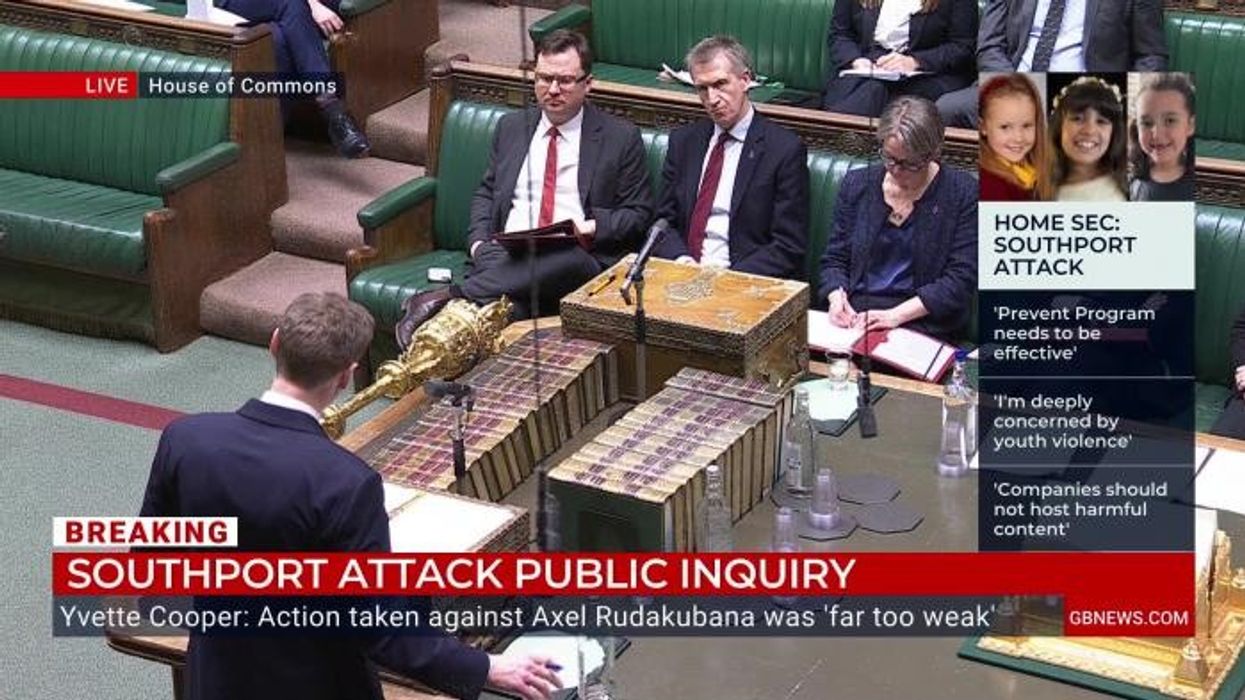 Yvette Cooper shakes head in disbelief as she’s quizzed in Commons over Southport failings