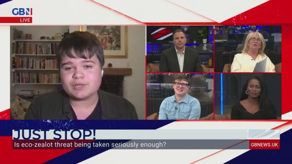Just Stop Oil protests ‘not just some loopy lefty idea’, 15-year-old activist tells Dan Wootton
