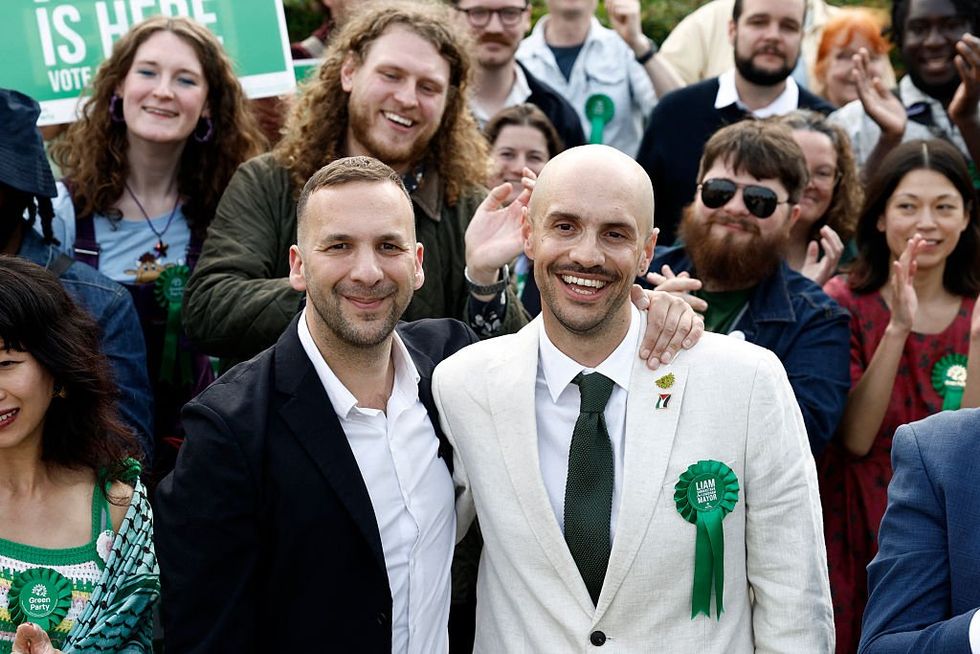 Zack Polanski and newly elected Mayor of Lewisham, Liam Shrivastava