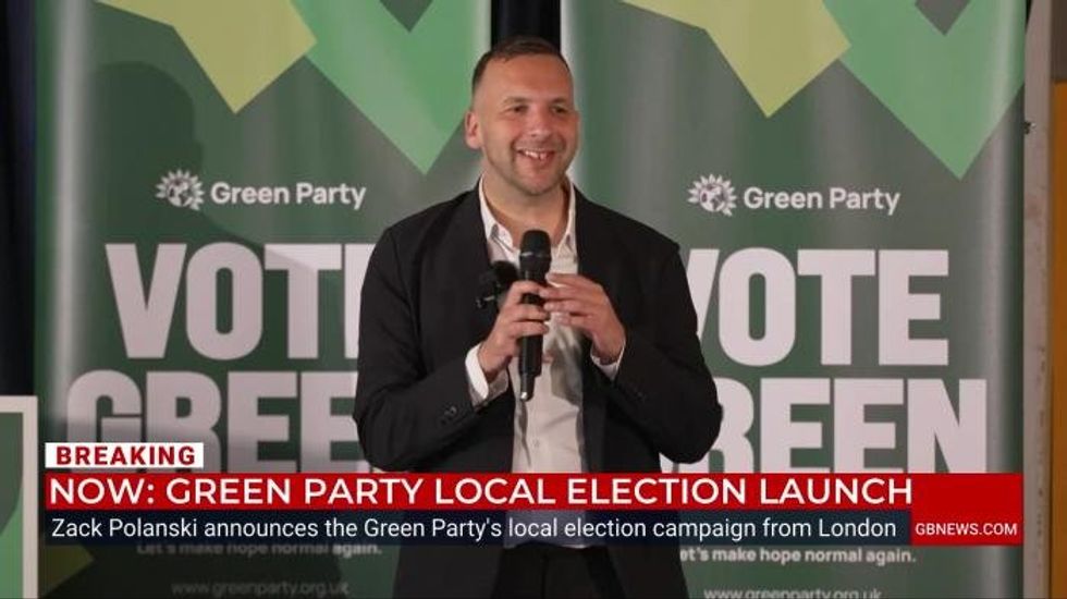 WATCH: Green Party leader Zack Polanski launches local election campaign