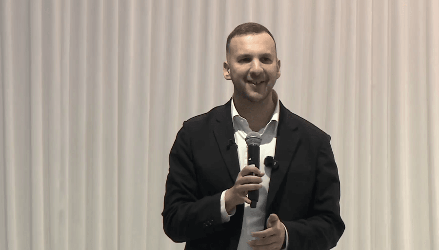 Zack Polanski speaks