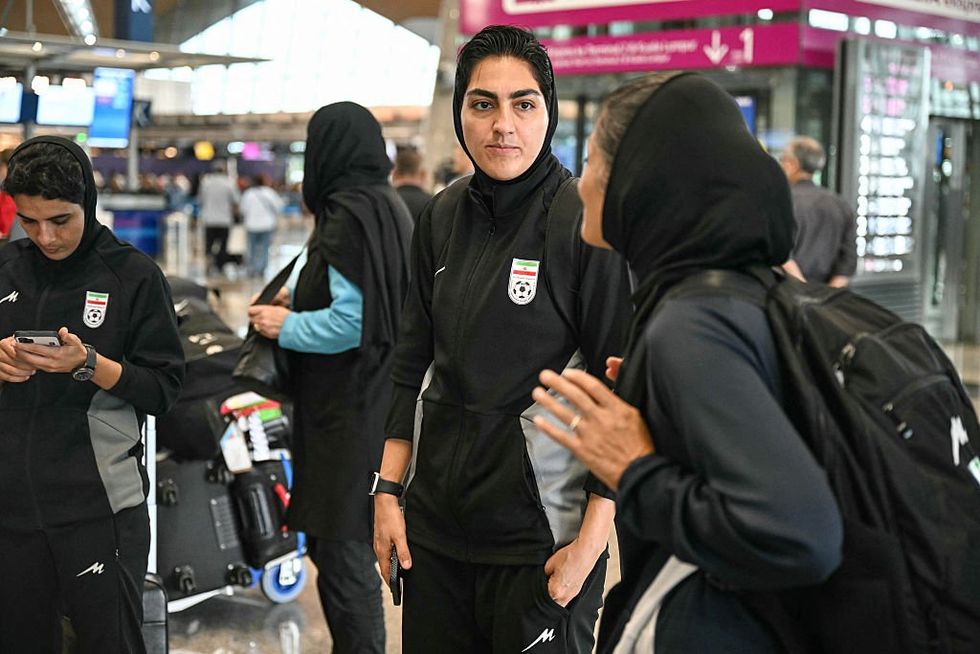 Zahra Ghanbari, captain of Iran's women football team