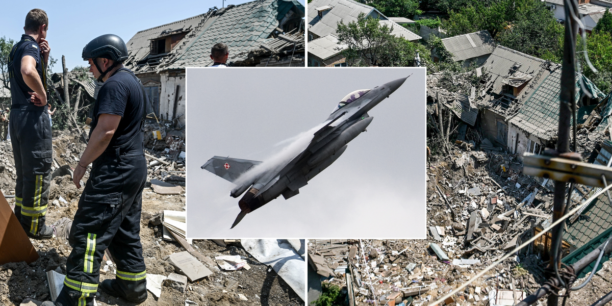 NextImg:Nato scrambles warplanes to its eastern flank after Russia launches largest attack to date on Ukraine