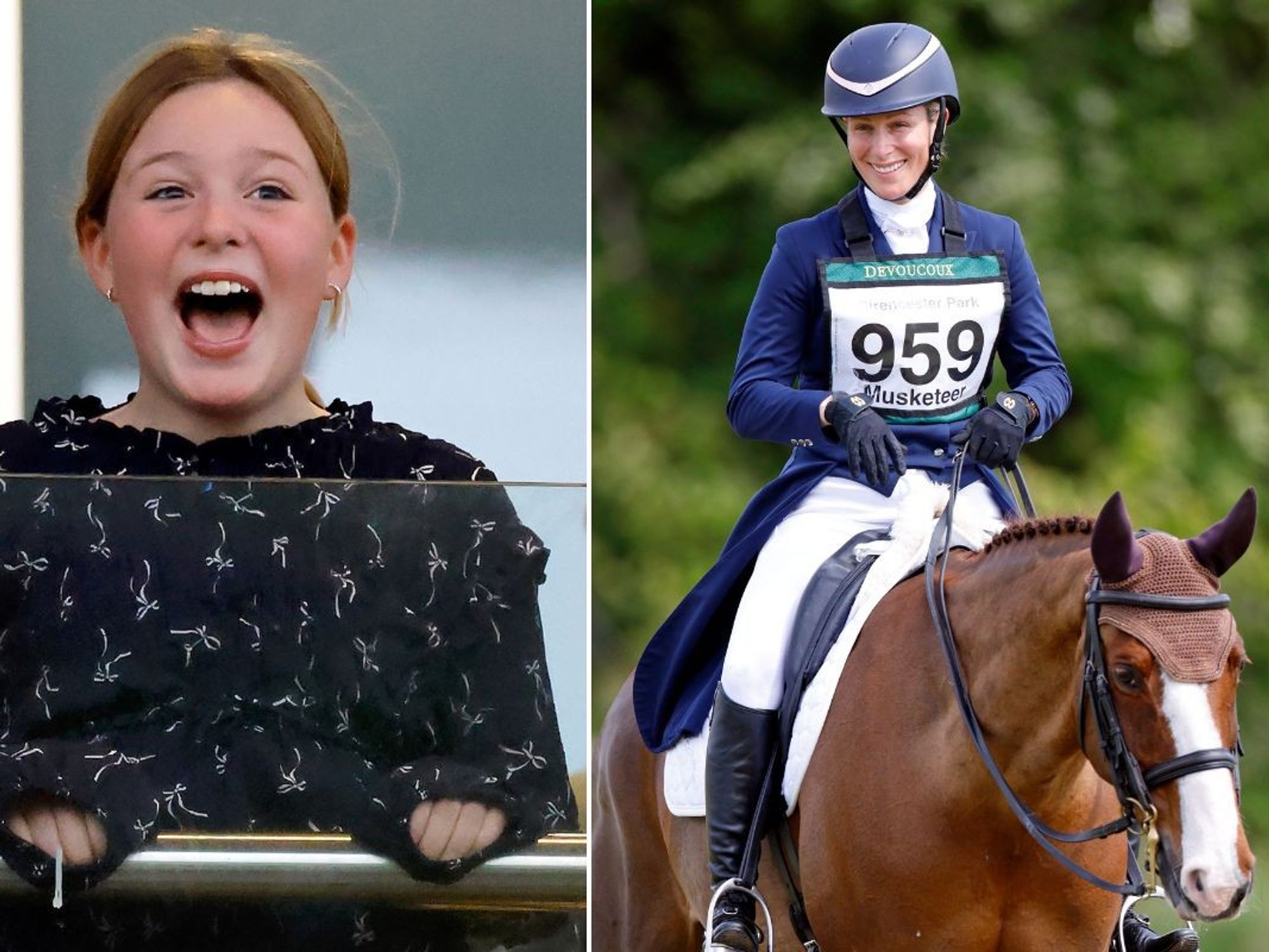 Zara and Mia Tindall