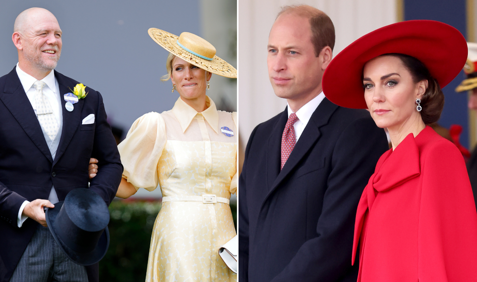 Zara and Mike Tindall, Prince William and Princess Kate