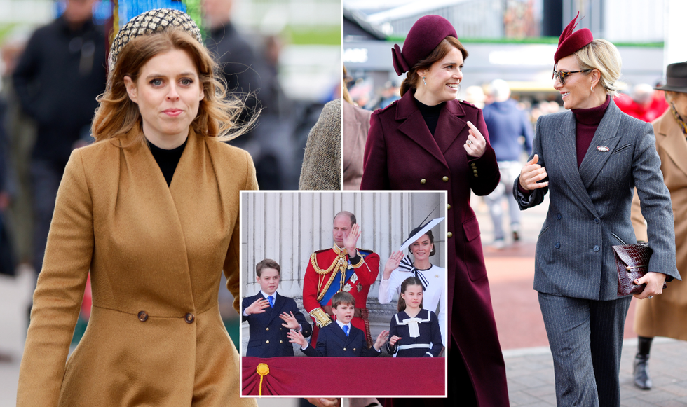 Zara, Beatrice and Eugenie