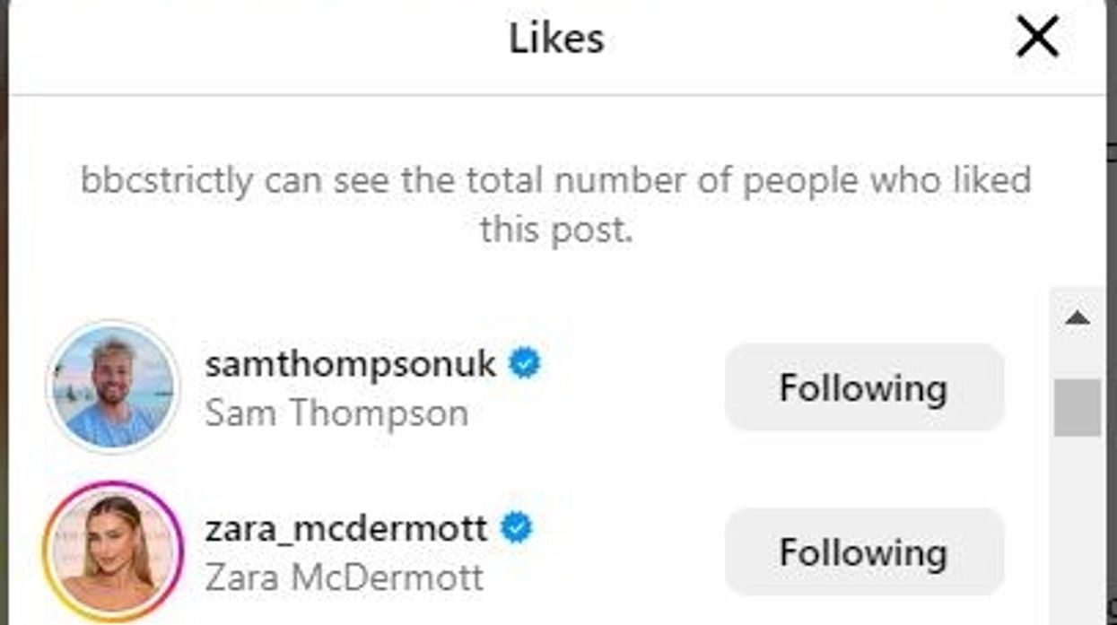 Zara McDermott liked Pete Wicks announcement