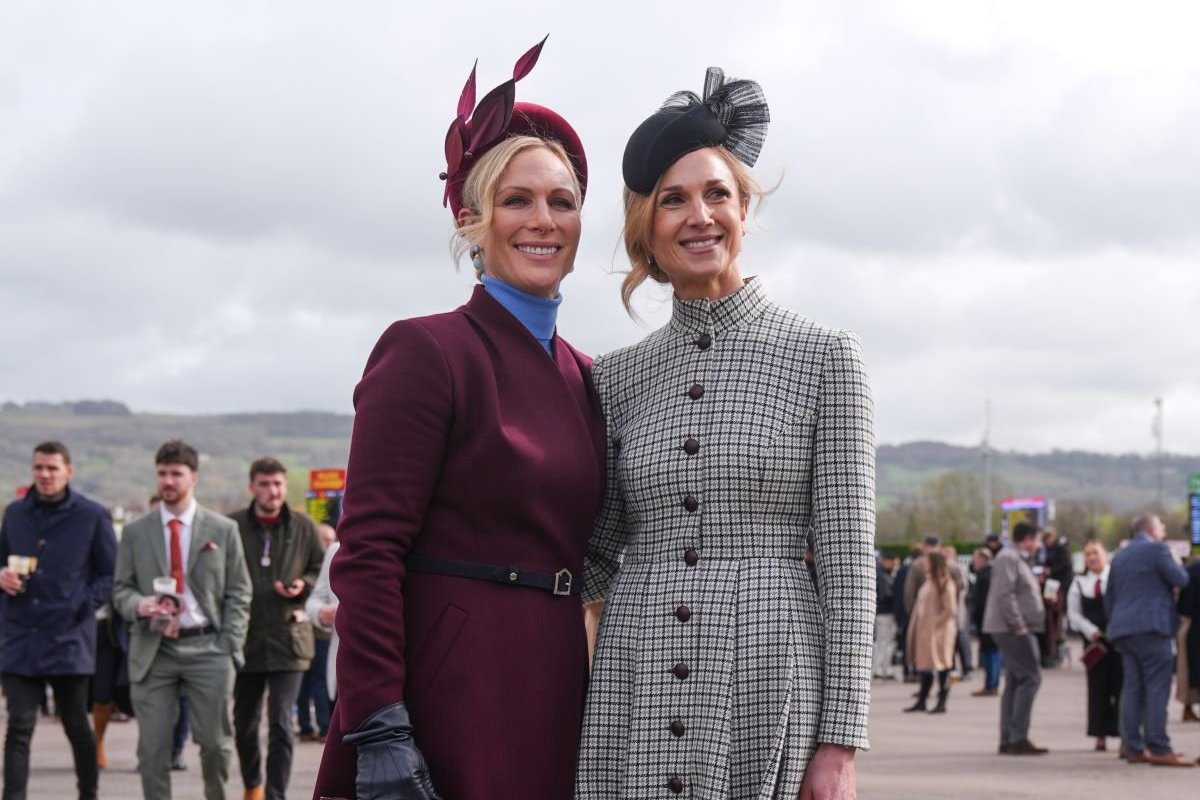 Zara Tindall and Harriet Sperling