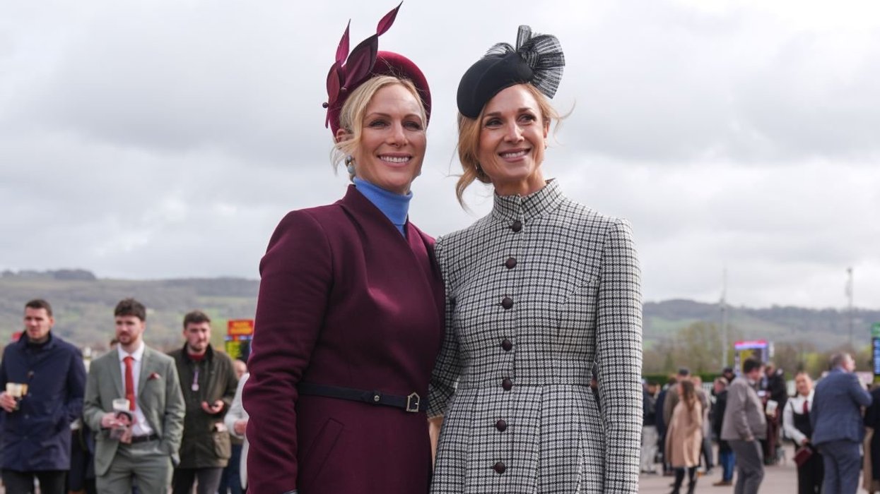 Zara Tindall and Harriet Sperling