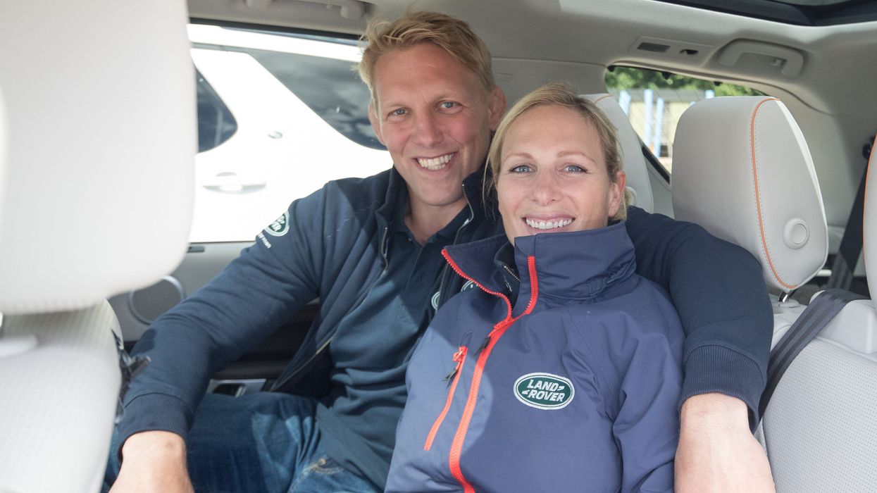 Zara Tindall and Lewis Moody