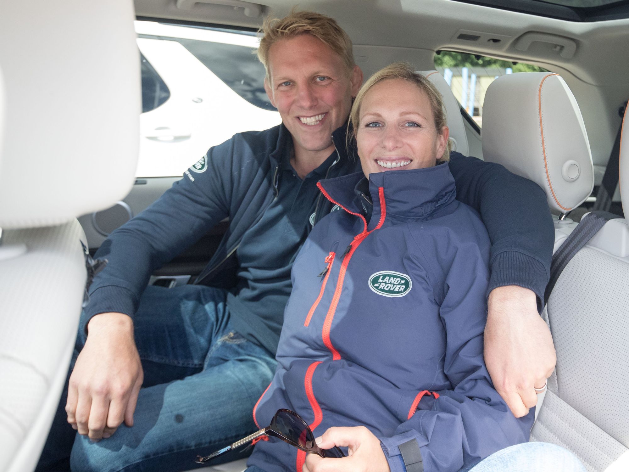 Zara Tindall and Lewis Moody