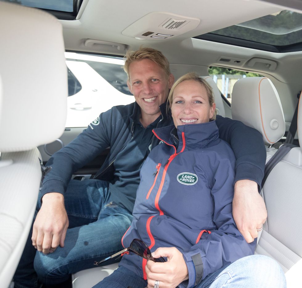 Zara Tindall and Lewis Moody