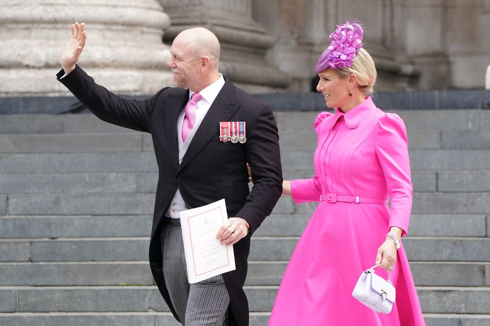 Zara Tindall and Mike Tindall