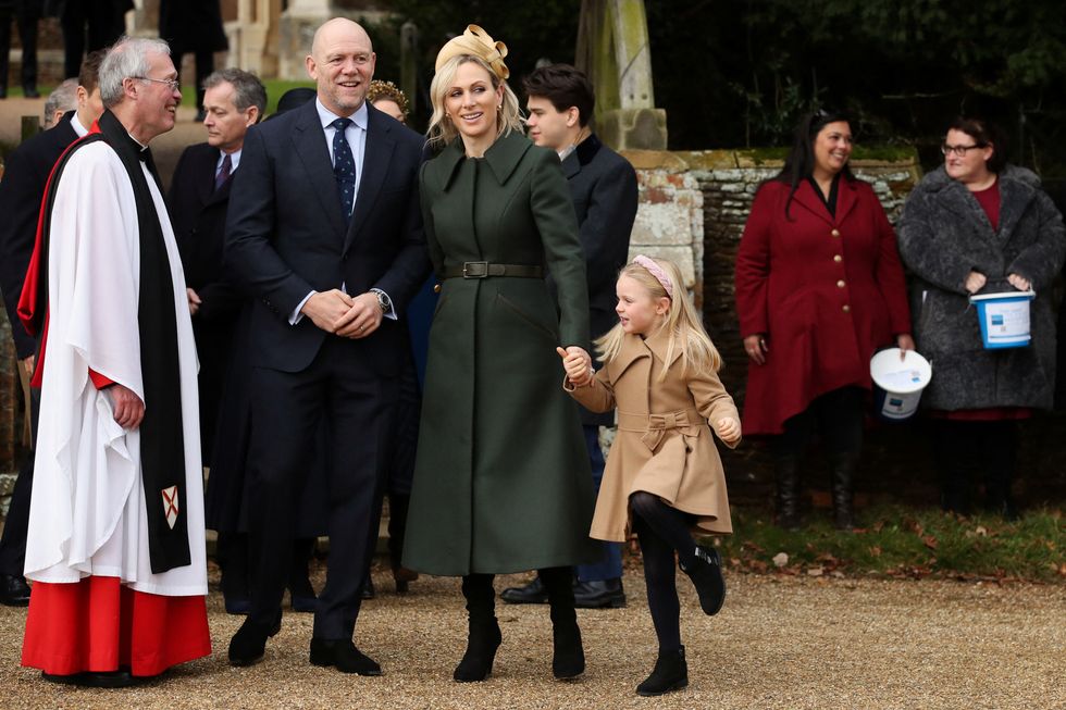 Zara Tindall and Mike Tindall