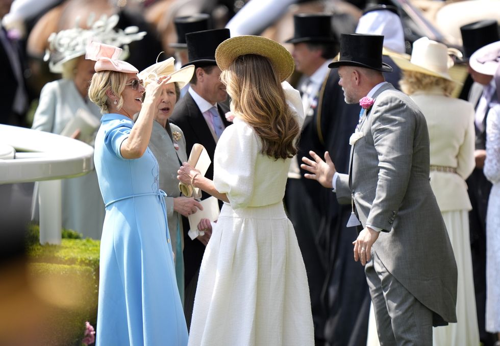 Zara Tindall and Mike Tindall