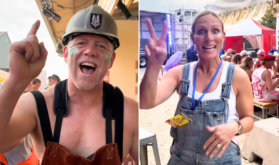 Zara Tindall and Mike Tindall