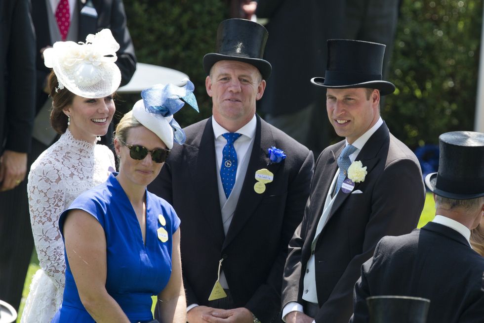 Zara Tindall and Prince William