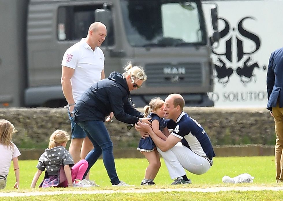 Zara Tindall and Prince William