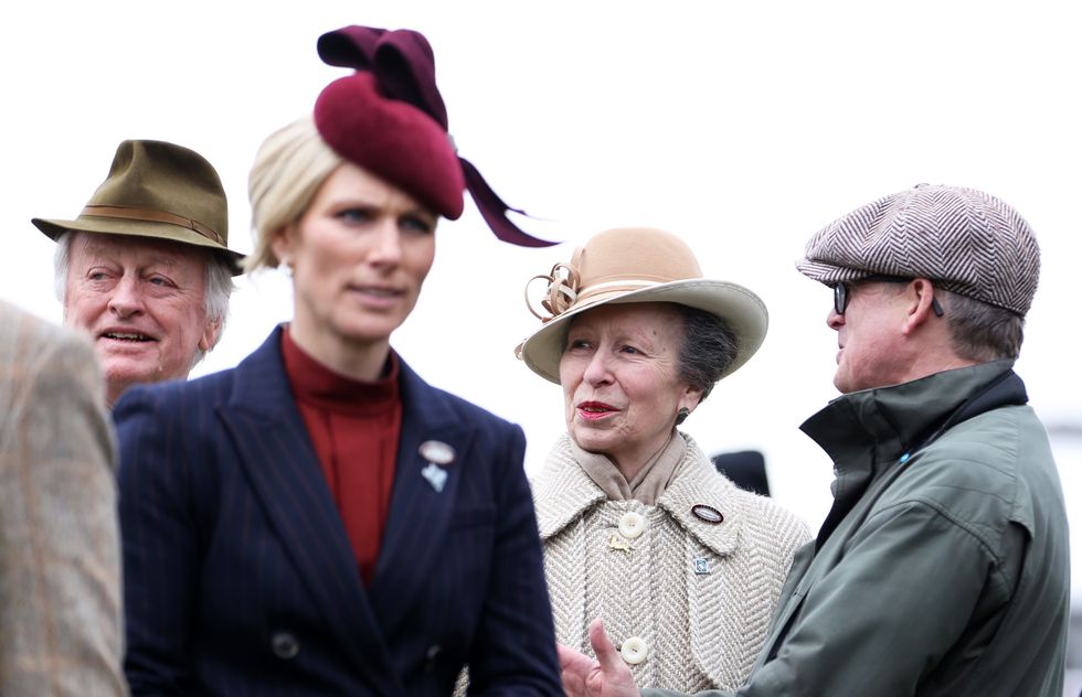 Zara Tindall and Princess Anne