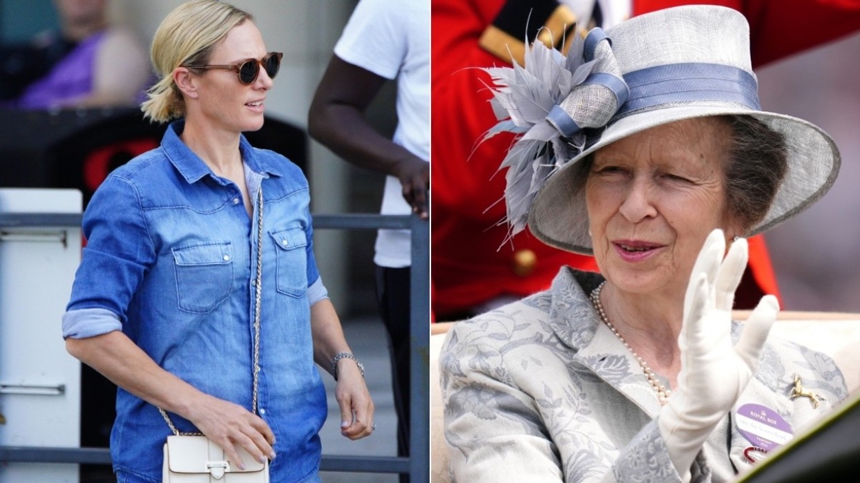 Zara Tindall and Princess Anne