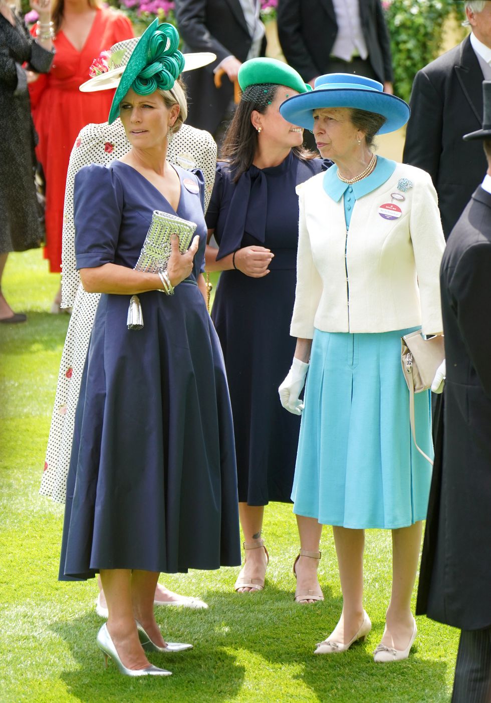 Zara Tindall and Princess Anne