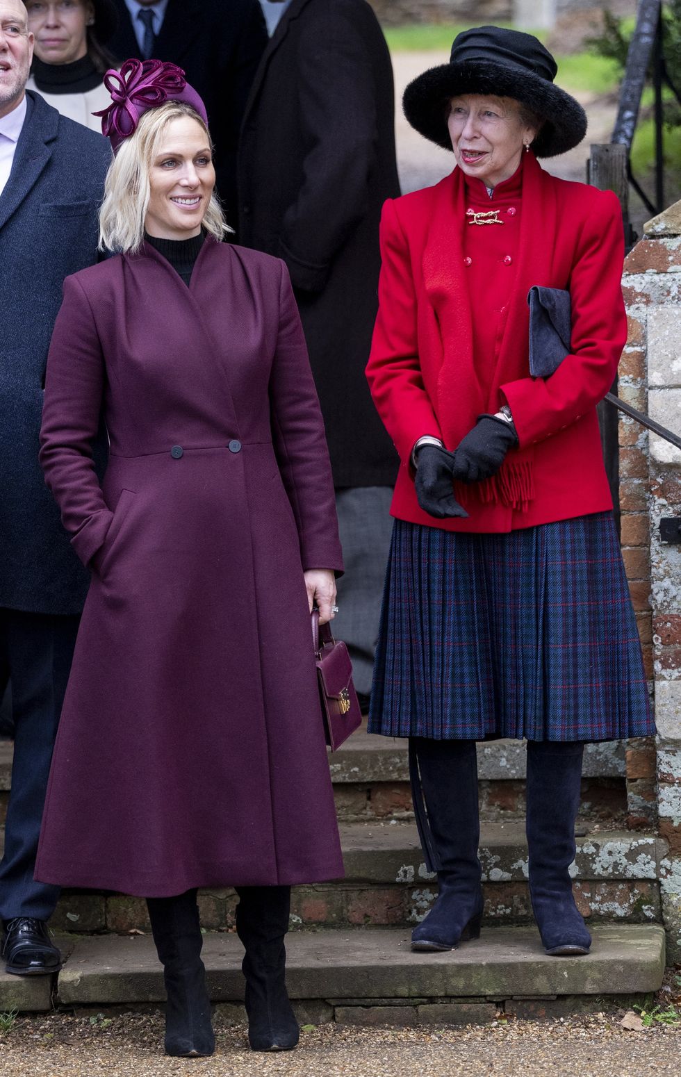 Zara Tindall and Princess Anne