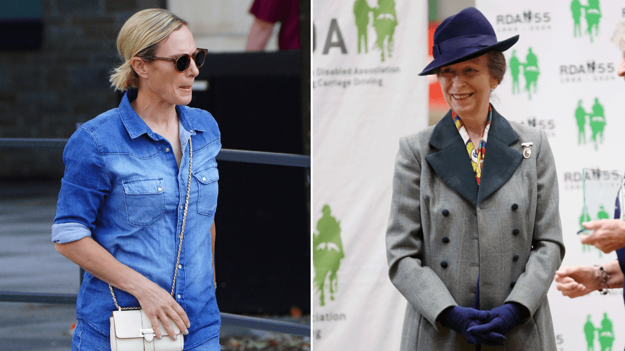 Zara Tindall and Princess Anne