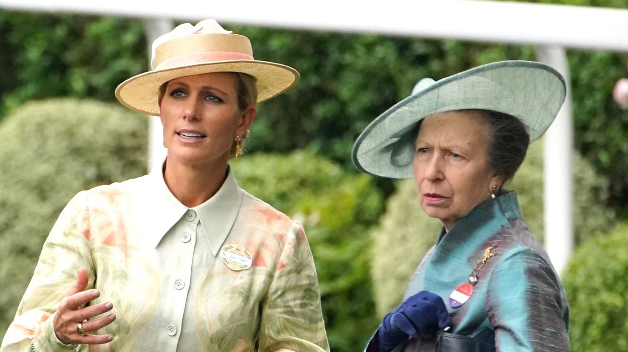 Zara Tindall and Princess Anne
