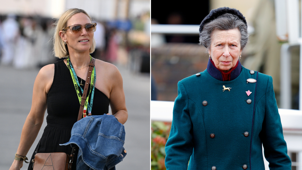 Zara Tindall and Princess Anne