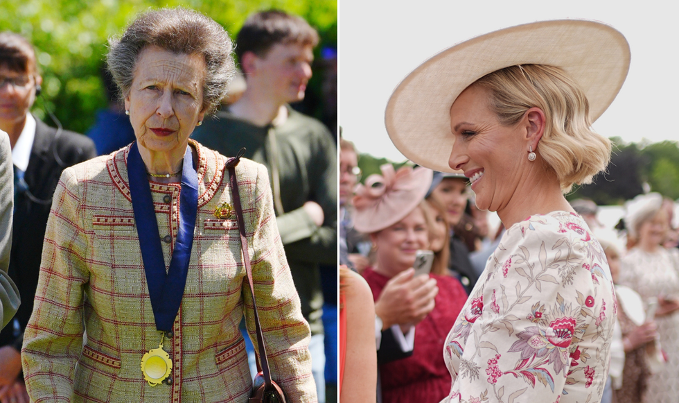 Zara Tindall and Princess Anne