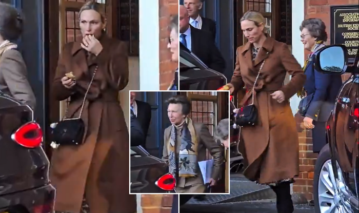 Zara Tindall and Princess Anne